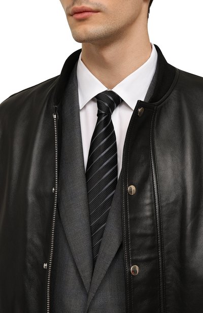 Галстук из шелка и хлопка GIORGIO ARMANI, арт. 360054/3F940, фото 2