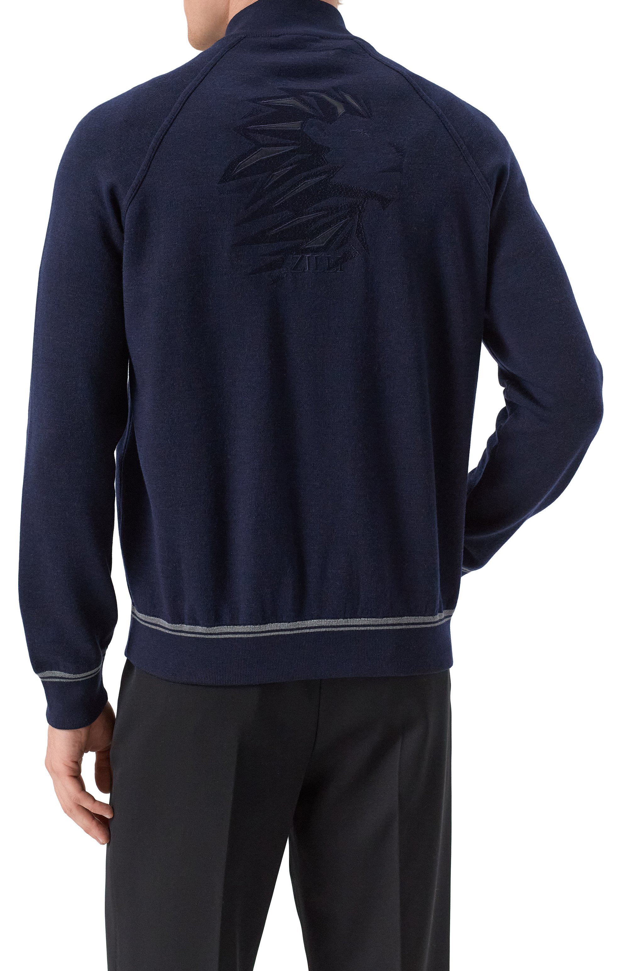 Кардиган из шерсти и шелка ZILLI, арт. JSS001M0242VLSP00, фото 4