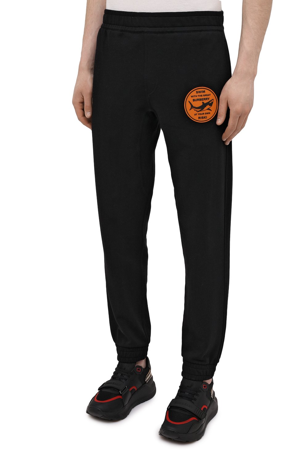 Хлопковые джоггеры BURBERRY, арт. 8040706, фото 3