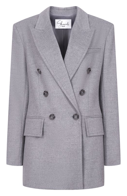 Жакет из шерсти и шелка Shervarli JB26-0015 Серый JB26-0015
