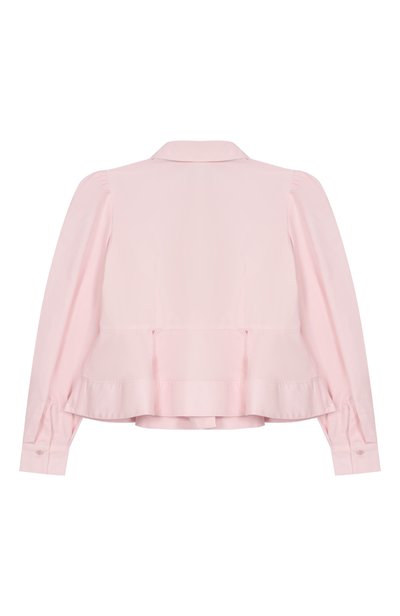 Хлопковая блузка ELISABETTA FRANCHI LA MIA BAMBINA, арт. EFCA2950/CA235