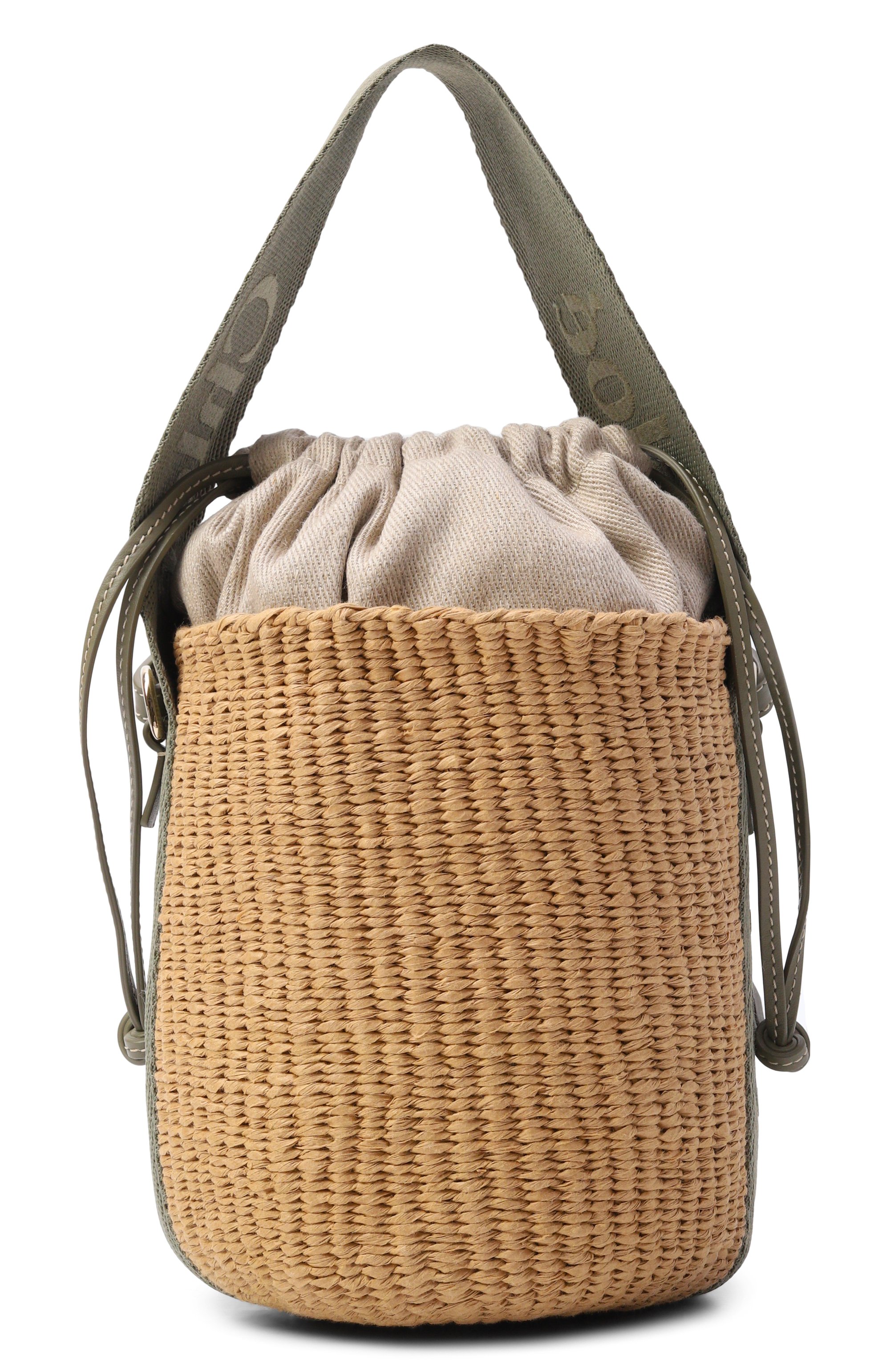 Сумка chloé x mifuko woody small CHLOÉ, арт. CHC23AS381L18, фото 1