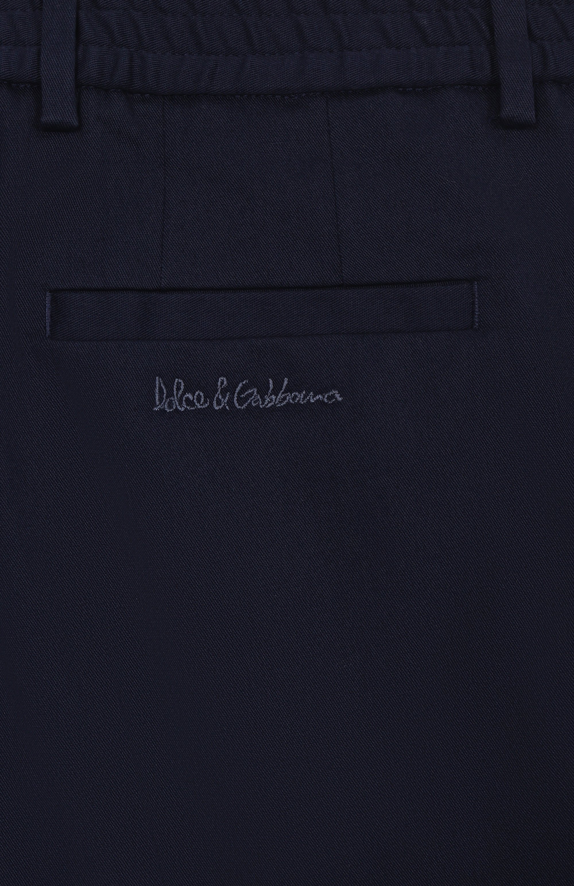 Хлопковые брюки DOLCE & GABBANA, арт. L44P74/FUFNX/8-12+, фото 3