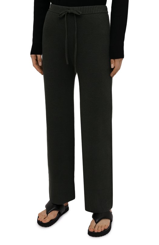 Хлопковые брюки Joseph Зелёный, фото 3