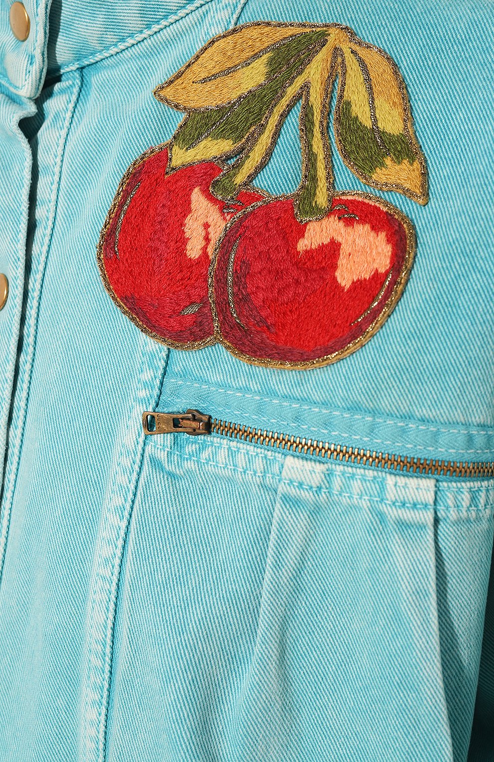 Джинсовая куртка GUCCI голубого цвета по цене 285120 руб., арт. 573335 XDAN3, фото 5 Джинсовая куртка GUCCI, арт. 573335 XDAN3, фото 5