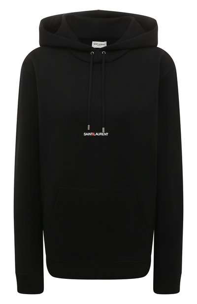 Женский хлопковое худи SAINT LAURENT, арт. 677256/YB2EZ1035