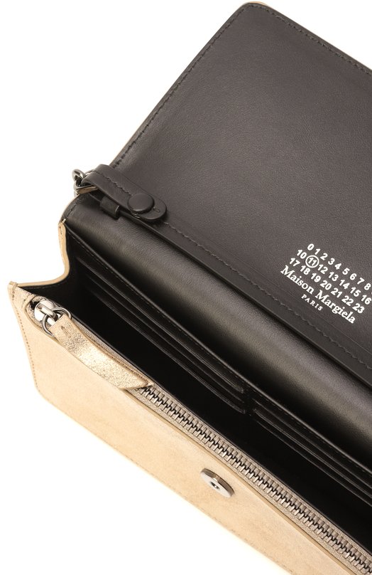 Кожаный клатч Maison Margiela SA3UI0008/P7453 Золотой  SA3UI0008/P7453 Фото 5