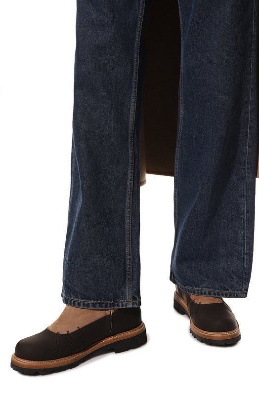 Комбинированные полусапоги Andrea Ventura Firenze Коричневый, фото 3