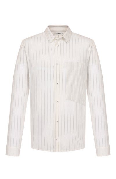 Мужская рубашка из вискозы TRANSIT, арт. CFUTRZW320
