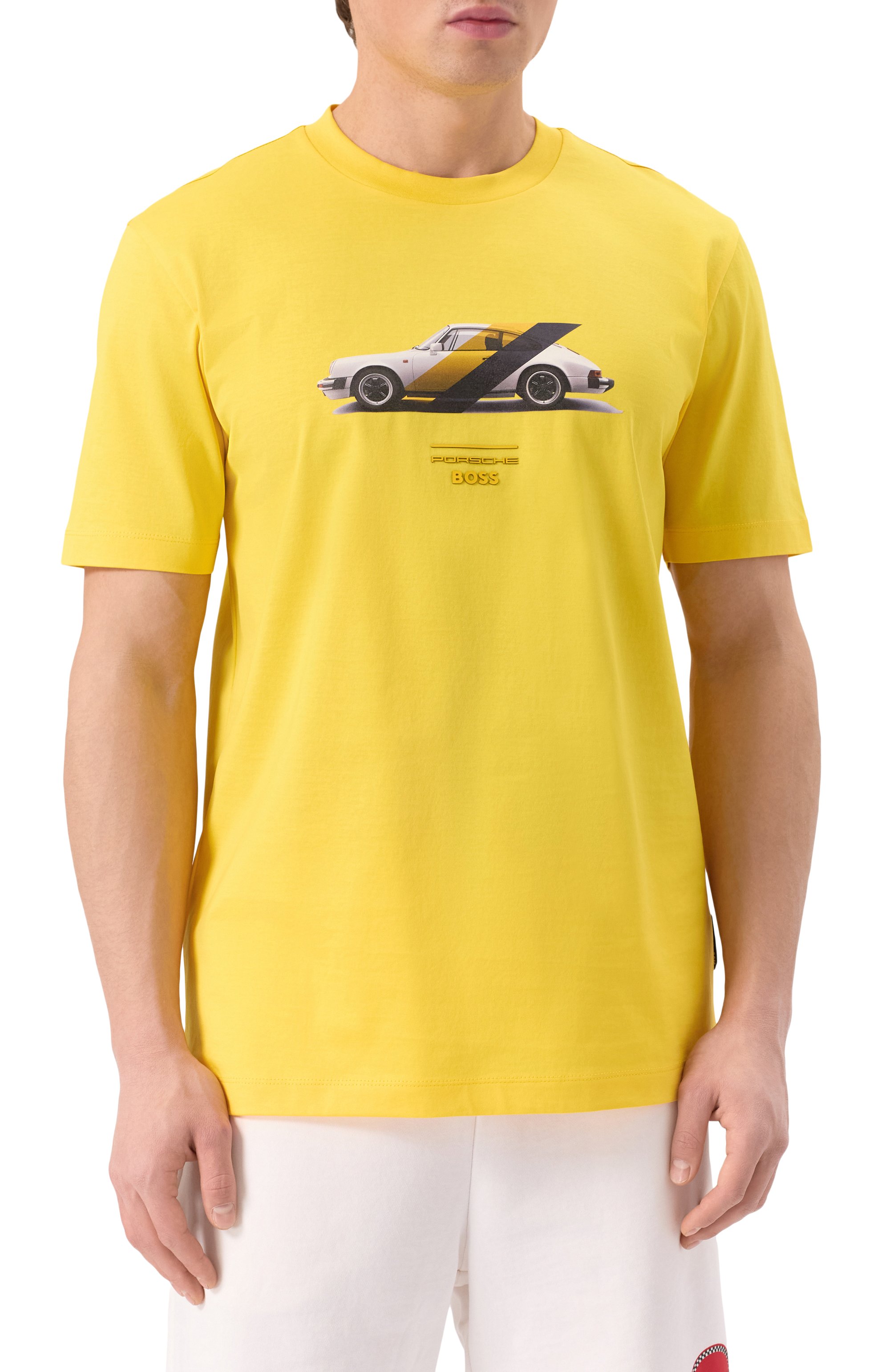 Хлопковая футболка boss x porsche BOSS, арт. 50531455, фото 3