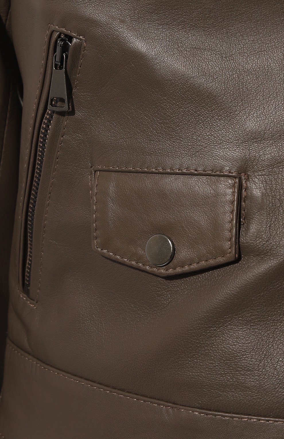 Кожная куртка SIMONETTA RAVIZZA, арт. S04JA235L16/TS, фото 5