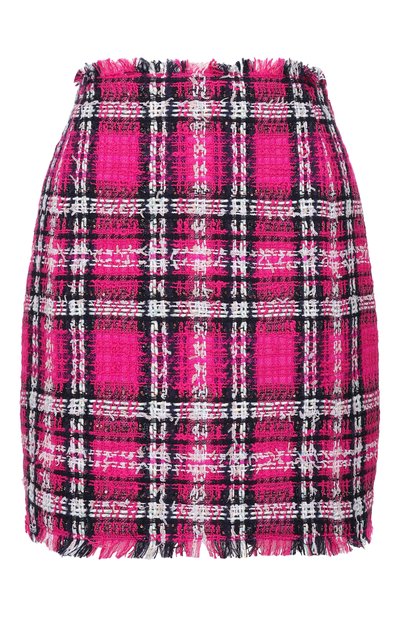 Женская твидовая юбка BALMAIN, арт. GF1LBB37/CG42