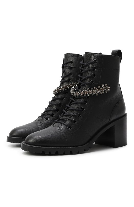 

Кожаные ботильоны Cruz 65 Jimmy Choo, Чёрный