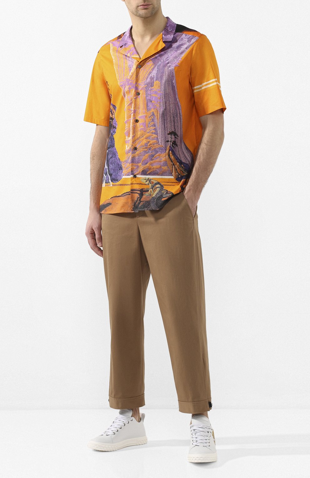 Кожаные кеды GIUSEPPE ZANOTTI DESIGN белого цвета по цене 65900 руб., арт. RM00005/002, фото 2 Кожаные кеды GIUSEPPE ZANOTTI DESIGN, арт. RM00005/002, фото 2