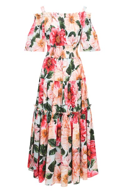 Женское хлопковое платье DOLCE & GABBANA, арт. F68E1T/HS5H9