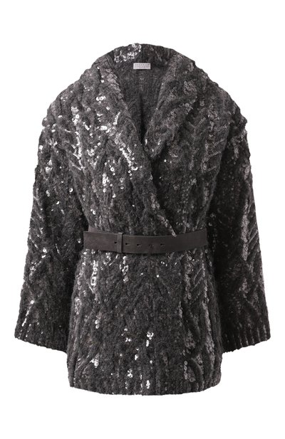 Женский шерстяной кардиган BRUNELLO CUCINELLI, арт. MDUR15206