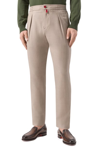 Шерстяные брюки KITON, арт. UP1LACK0630F06, фото 3