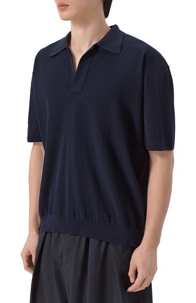 Поло из хлопка и шелка UMA WANG, арт. UK7543, фото 3