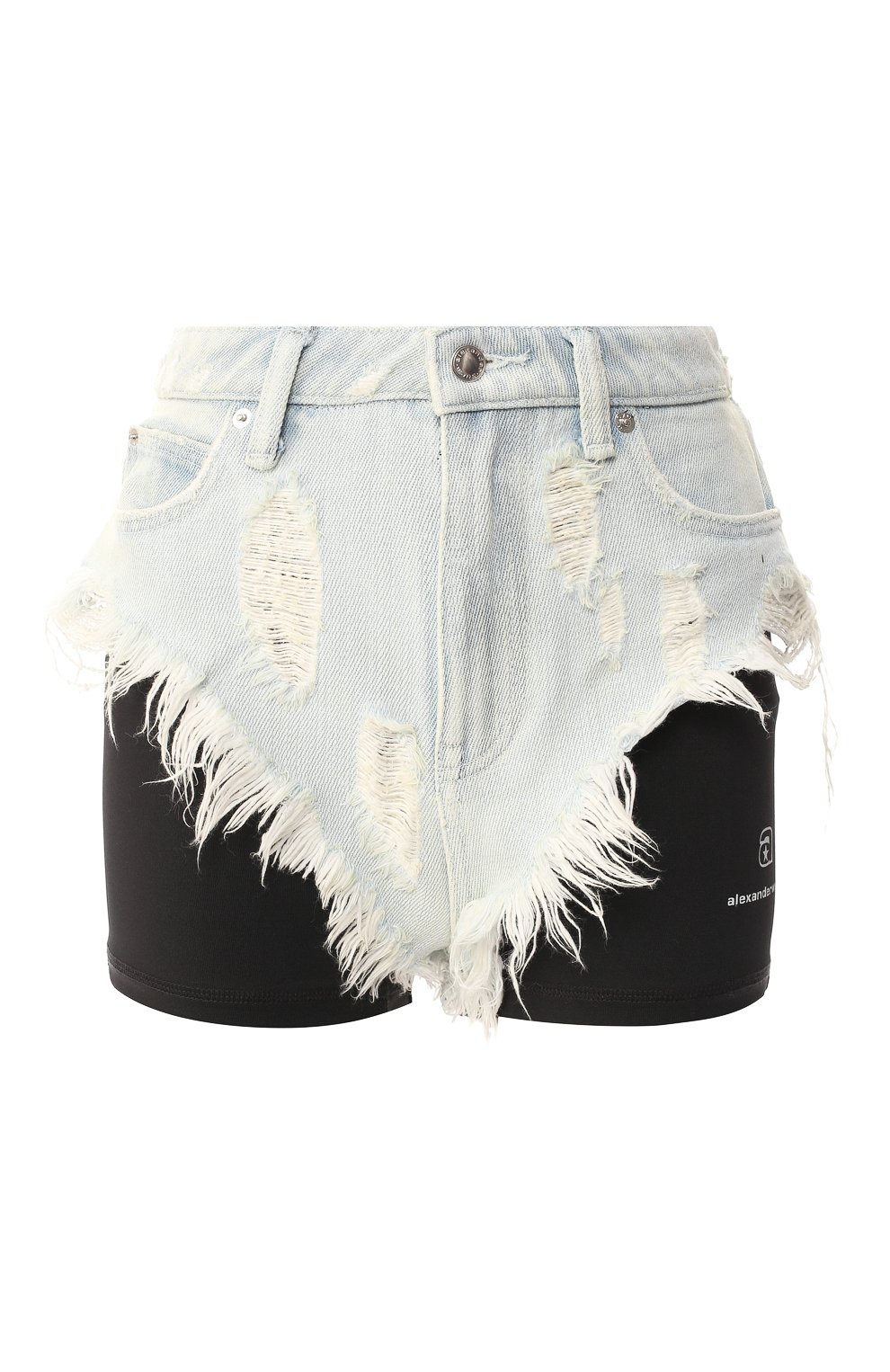 Джи нсовые шорты ALEXANDER WANG, арт. 1W494412L0, фото 1