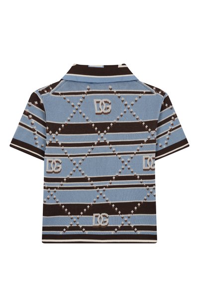 Хлопковое поло DOLCE & GABBANA, арт. L4KWH4/JBCHG/2-6, фото 2