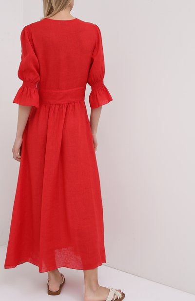 Льняное платье LA FABBRICA DEL LINO, арт. 00313, фото 4