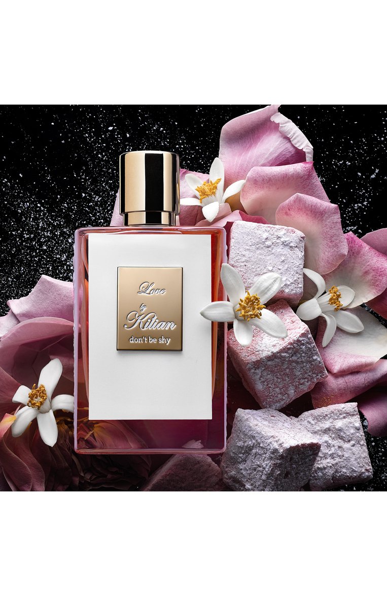 Парфюмерная вода love don't be shy (50ml) KILIAN PARIS бесцветного цвета, арт. 3700550218227 | Фото 5 (Тип продукта - парфюмерия: Парфюмерная вода; Нос: Не проставлено; Региональные ограничения белый список (Axapta Mercury): Не проставлено; Тип аромата: Цветочный; Ограничения доставки: flammable)