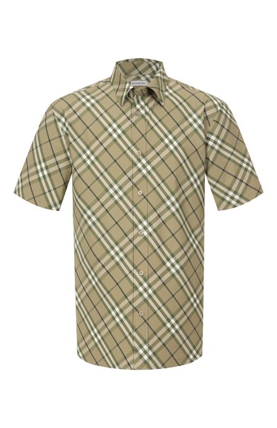 Мужская хлопковая рубашка BURBERRY, арт. 8107674