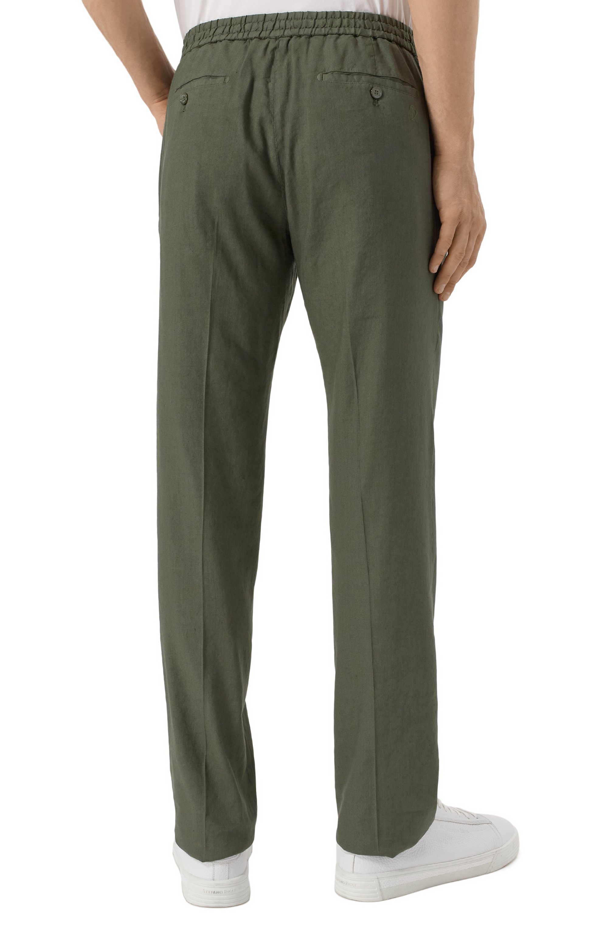 Брюки изо льна и вискозы STEFANO RICCI, арт. M1T3200283/LVI01S, фото 4