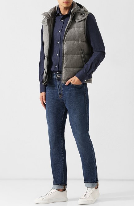 Мужская хлопковая рубашка с воротником кент RALPH LAUREN, арт. 790721004