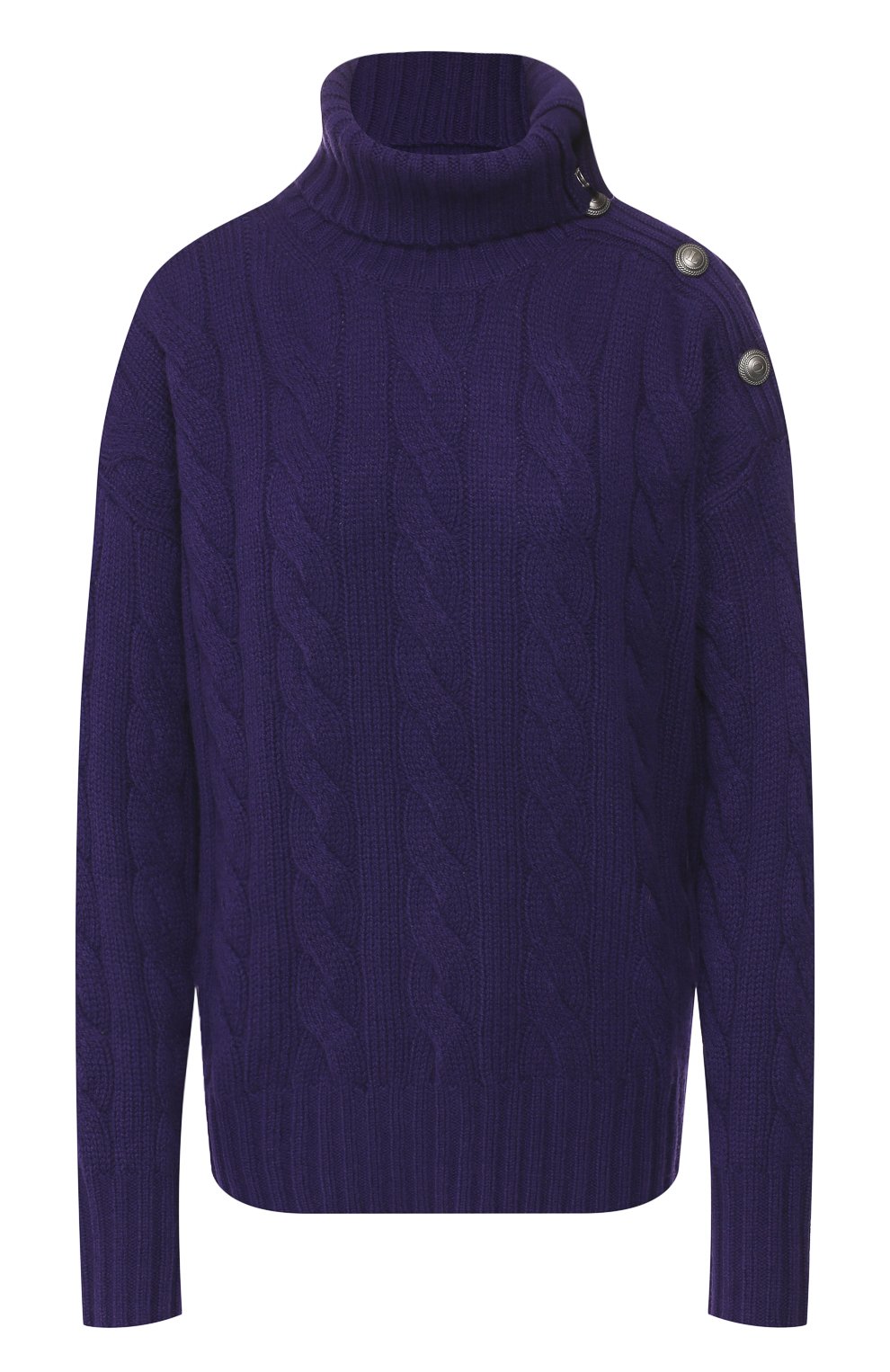 Свитер из смеси шерсти и кашемира POLO RALPH LAUREN фиолетового цвета по цене 59950 руб., арт. 211764887, фото 1 Свитер из смеси шерсти и кашемира POLO RALPH LAUREN, арт. 211764887, фото 1