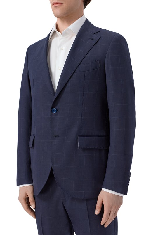 Шерстяной костюм Andrea Campagna SALINA SRC/T26132_SET Синий  SALINA SRC/T26132_SET Фото 2