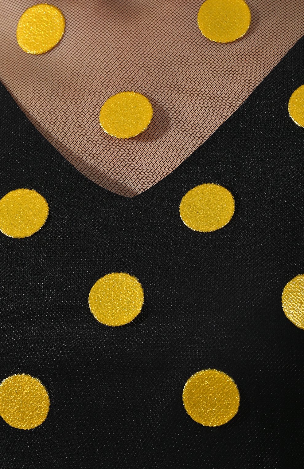 Платье MSGM желтого цвета по цене 47200 руб., арт. 2743MDA13 195700, фото 5 Платье MSGM, арт. 2743MDA13 195700, фото 5