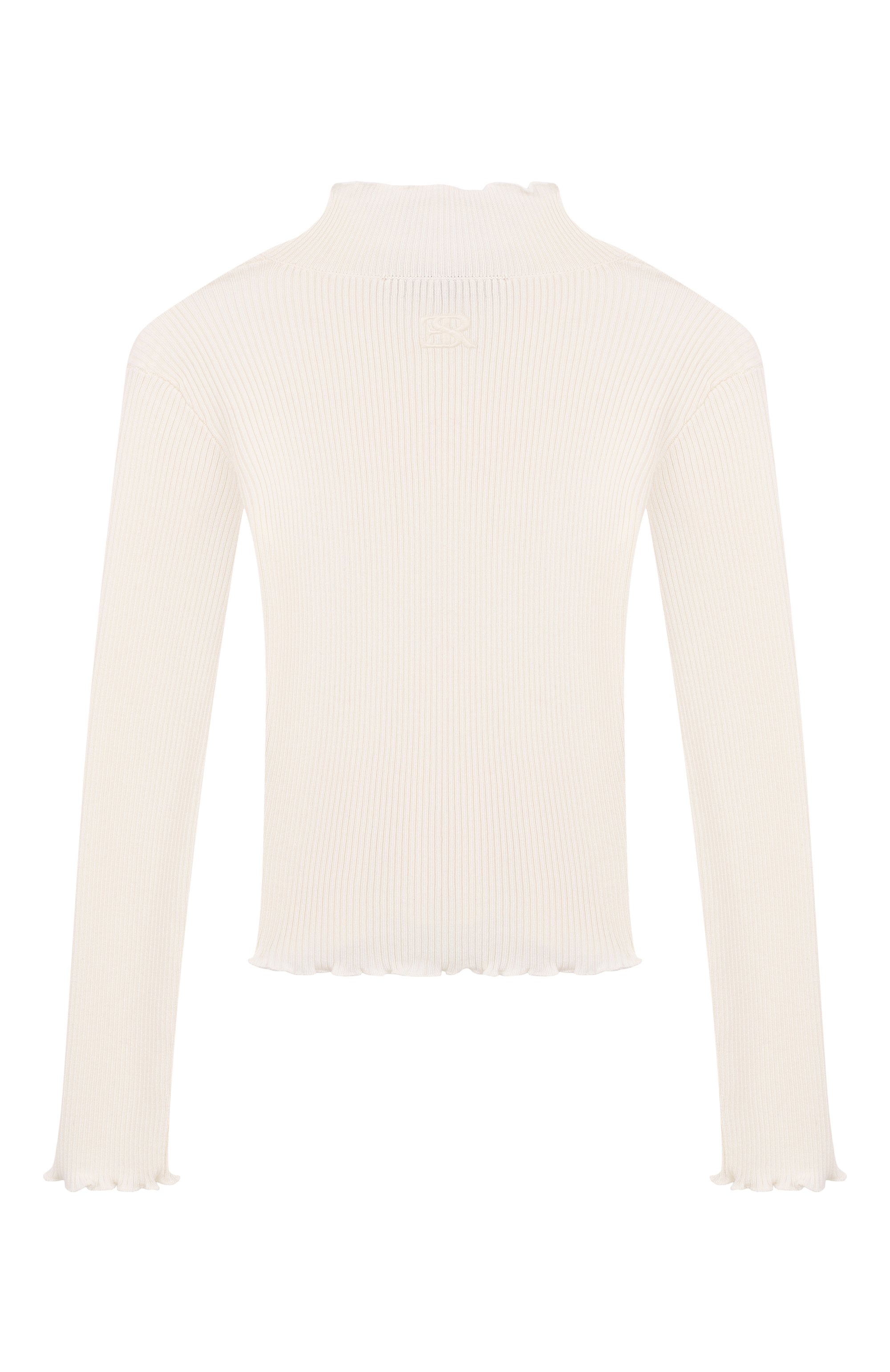 Водолазка из вискозы ERMANNO SCERVINO кремового цвета по цене 14500 руб., арт. SFMA036C, фото 2 Водолазка из вискозы ERMANNO SCERVINO, арт. SFMA036C, фото 2