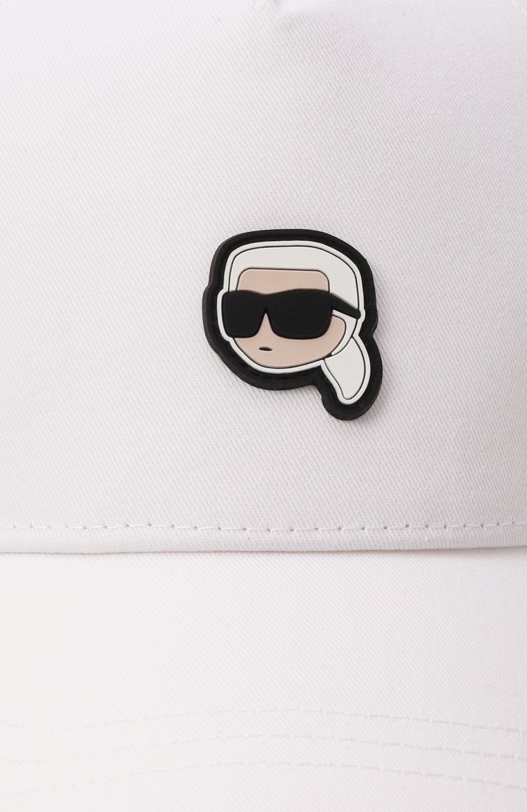 Хлопковая бейсболка KARL LAGERFELD KIDS, арт. Z30398, фото 1