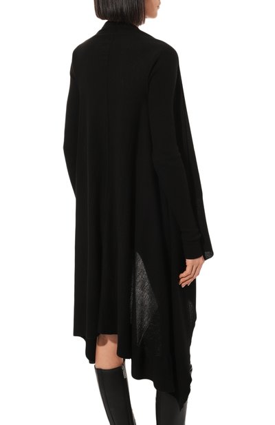 Шерстяной кардиган RICK OWENS черного цвета по цене 71850 руб., арт. RP01C5643/M, фото 4 Шерстяной кардиган RICK OWENS, арт. RP01C5643/M, фото 4