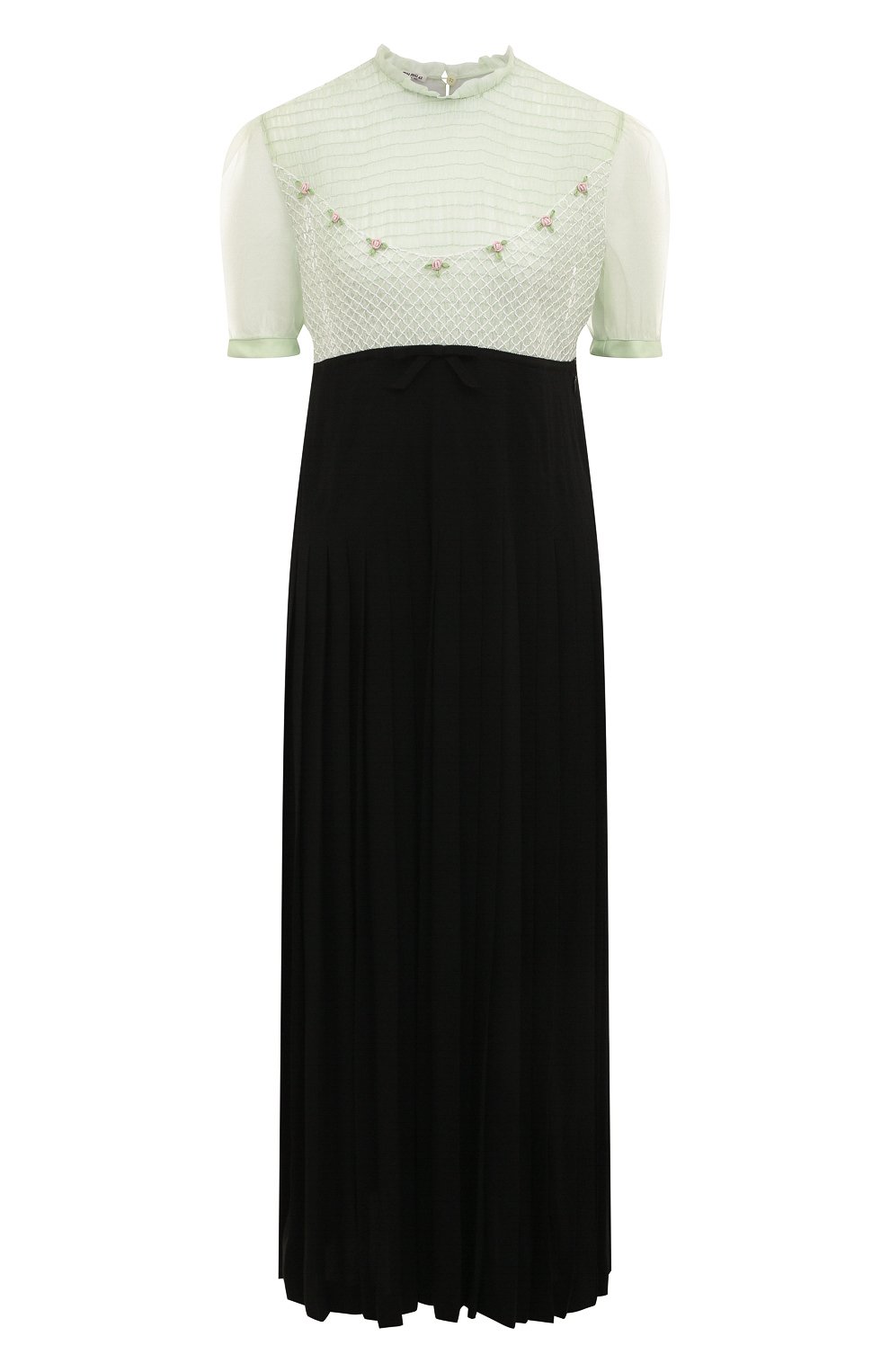 Платье из вискозы и шелка MIU MIU, арт. MF4017-1HXH-F055D, фото 1