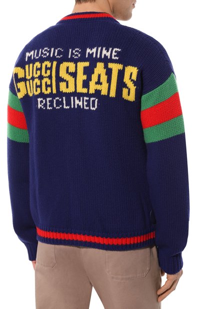 Шерстяной кардиган GUCCI, арт. 676389 XKB42, фото 4