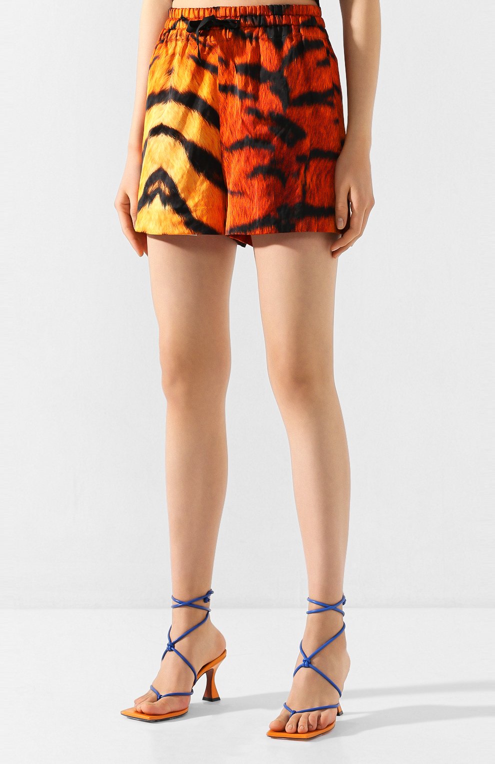 Шорты из смеси вискозы и хлопка DRIES VAN NOTEN, арт. 201-10962-9325, фото 3