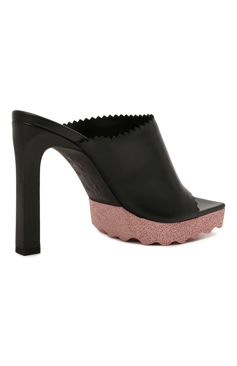 Кожаные мюли OFF-WHITE, арт. 0WIJ009R21LEA0011000, фото 4