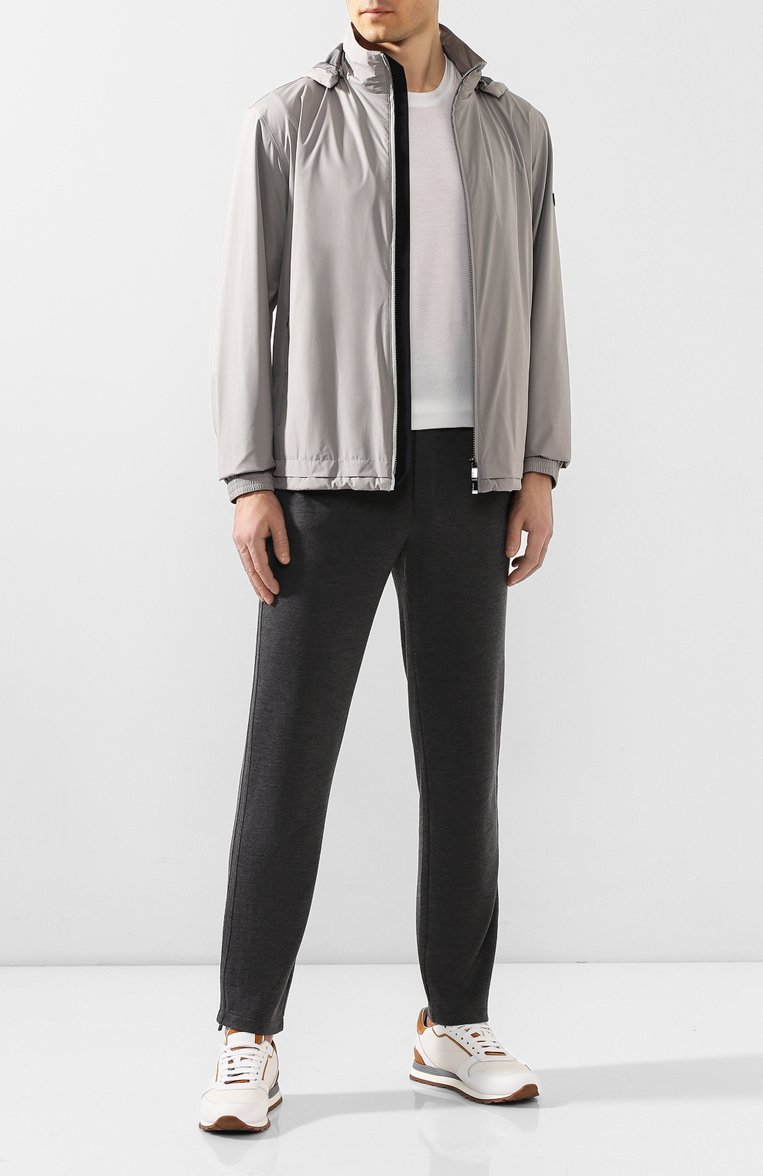 Брюки из смеси шерсти и шелка ZEGNA, арт. UU552/TR0R, фото 2