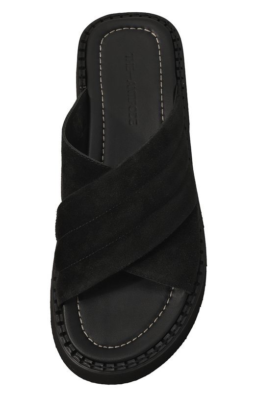 Замшевые шлепанцы The-Antipode Чёрный, фото 6