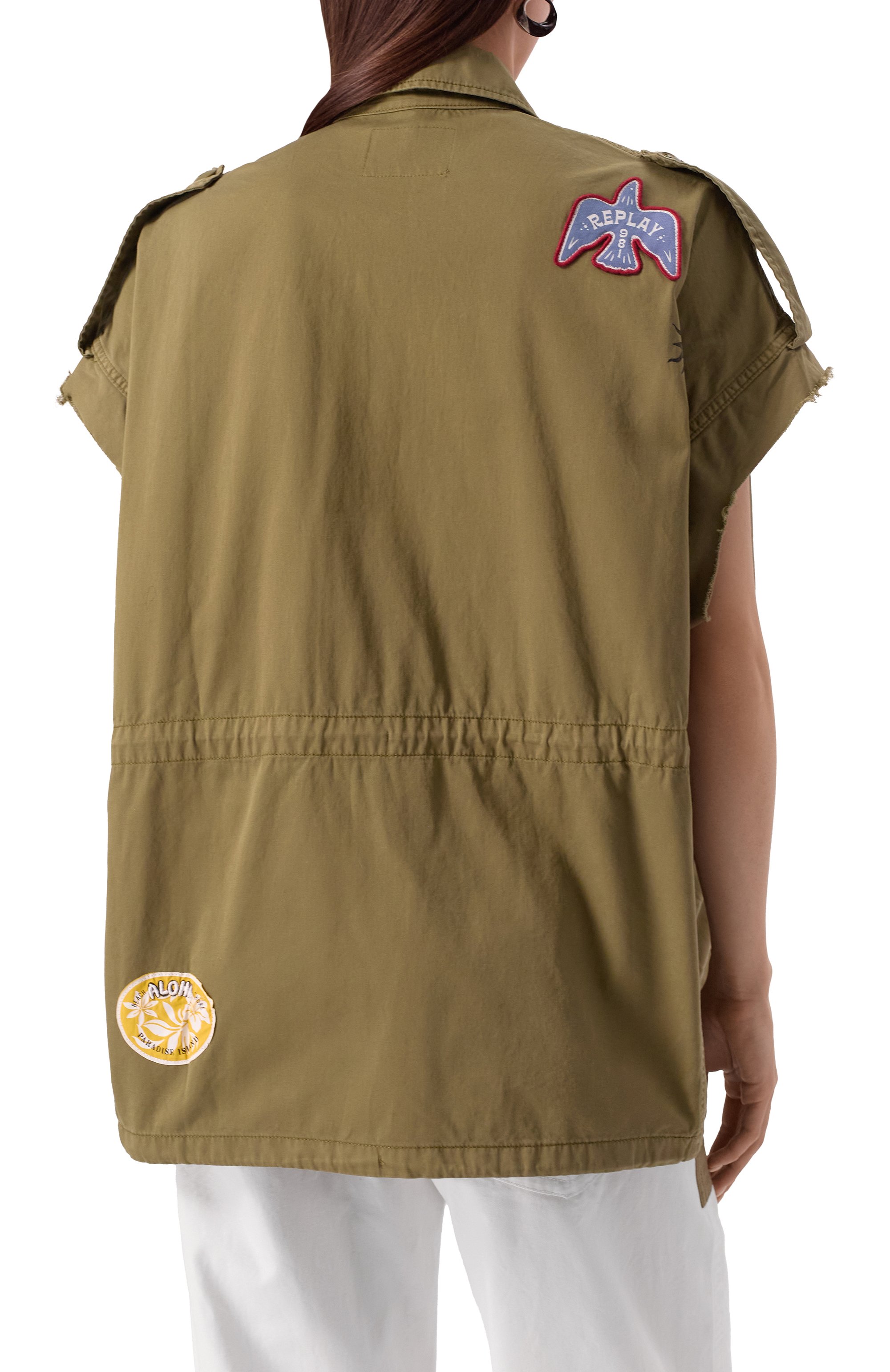 Хлопковый жилет REPLAY, арт. W2164 .000.84762G, фото 4