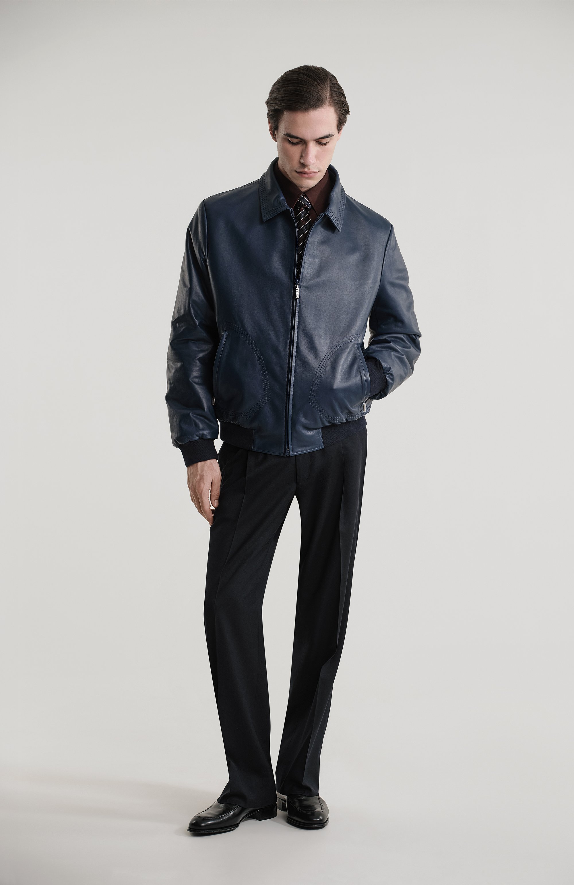 Шерстяные брюки CORNELIANI, арт. 254L26-2518570, фото 7