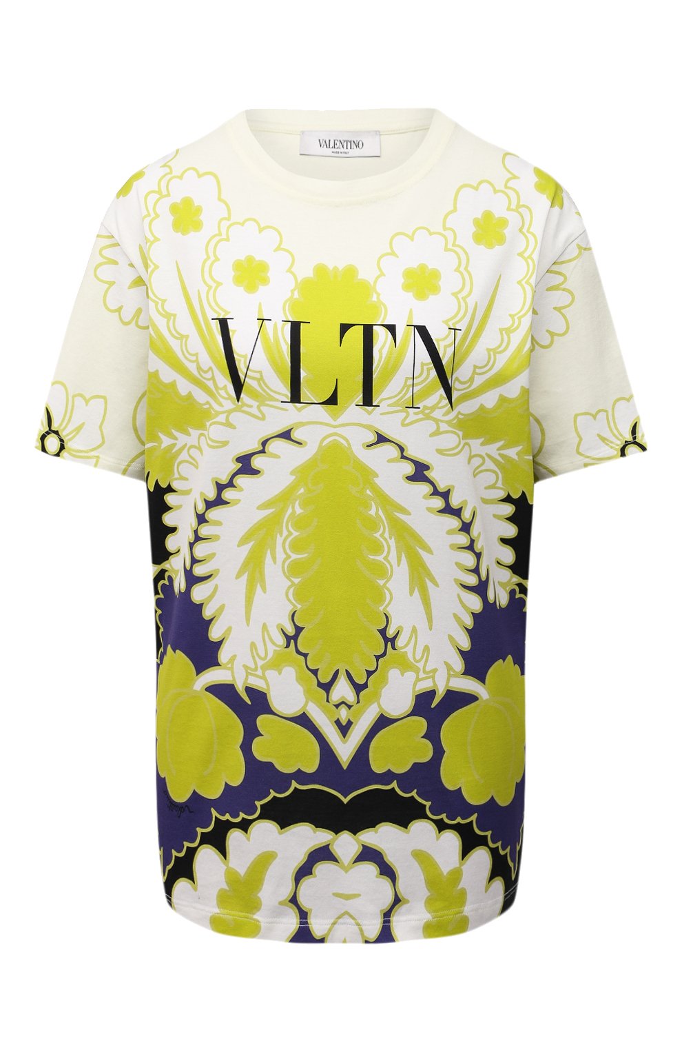 Хлопковая футболка VALENTINO, арт. VB3MG11W6AK, фото 1