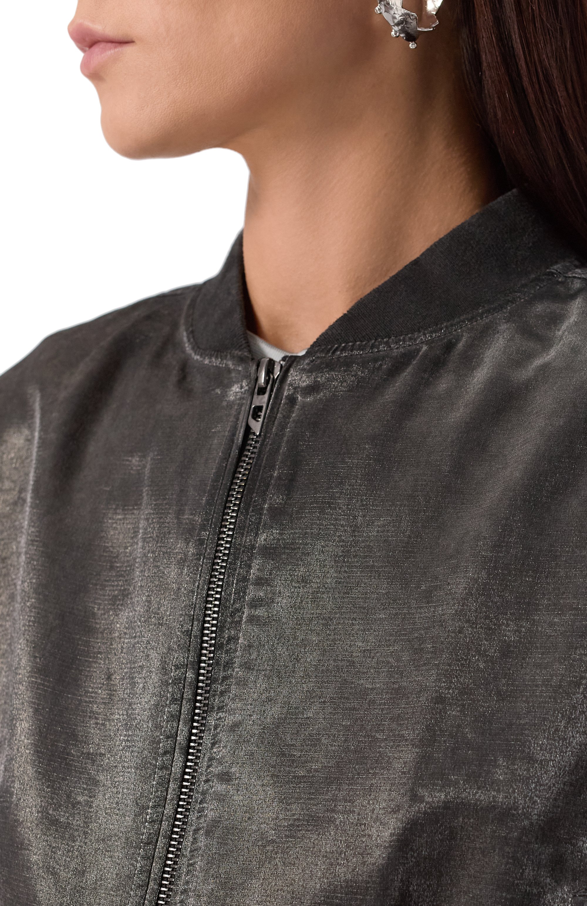 Атласный бомбер DIESEL, арт. A17342/0PKAX, фото 5