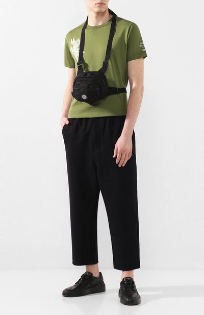 Текстильная нагрудная сумка STONE ISLAND, арт. 721590779, фото 2