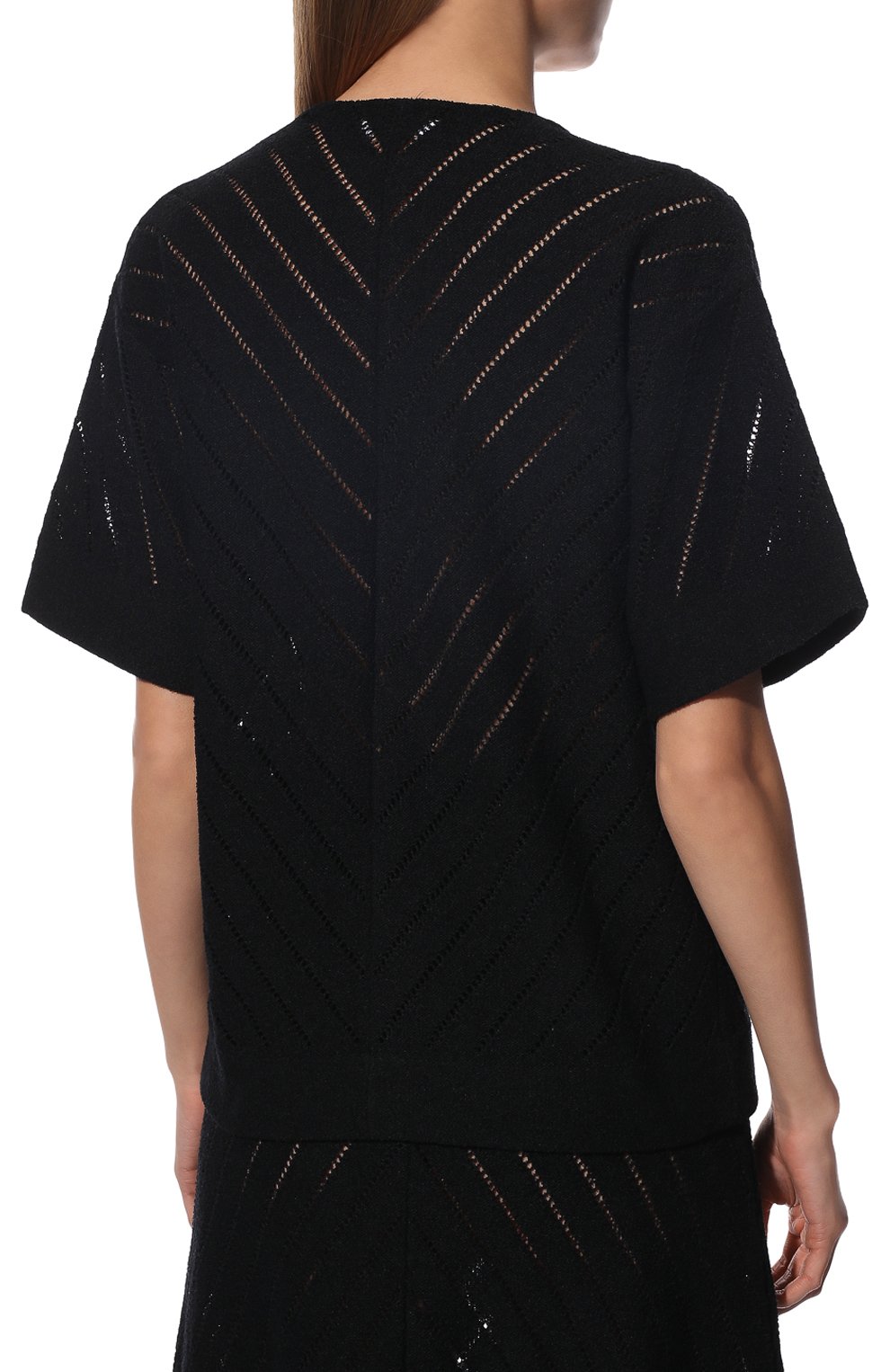 Топ JIL SANDER черного цвета по цене 103500 руб., арт. JSPU754056-WUY25408, фото 4 Топ JIL SANDER, арт. JSPU754056-WUY25408, фото 4
