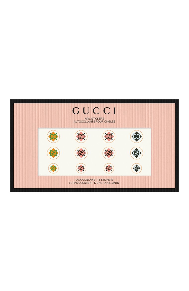 Стикеры для дизайна ногтей nail art stickers GUCCI бесцветного цвета, арт. 3616303323035 | Фото 1 (Региональные ограничения белый список (Axapta Mercury): Не проставлено; Нос: Не проставлено)