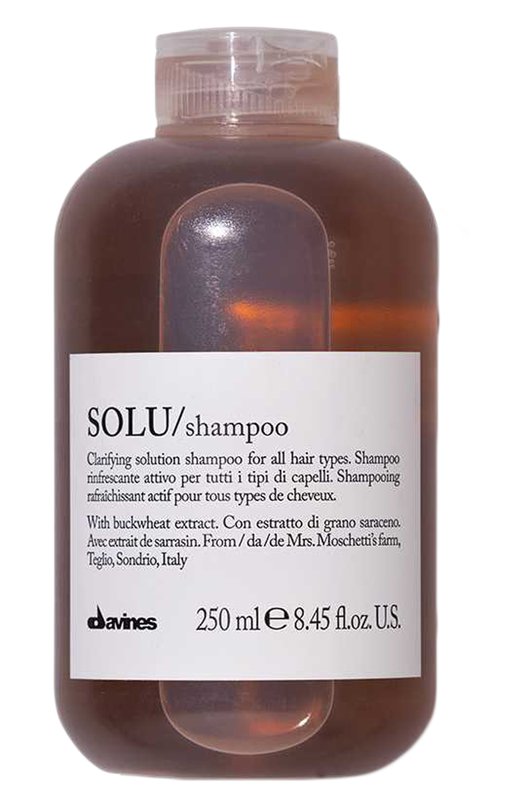 фото Активно освежающий шампунь для глубокого очищения волос solu (250ml) davines
