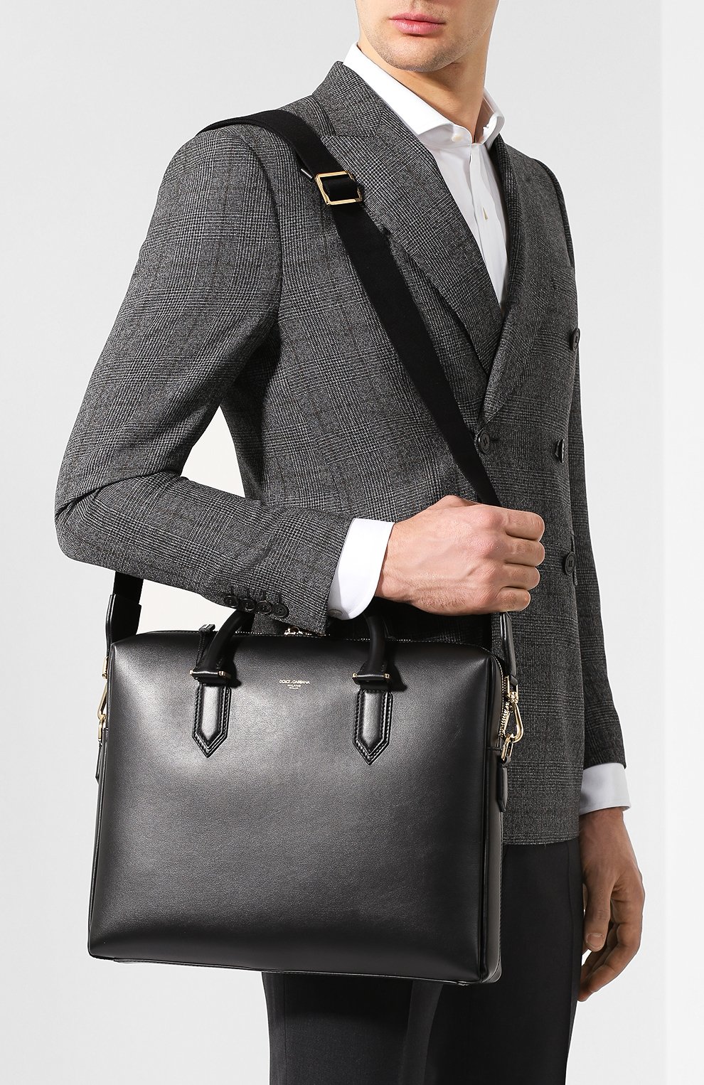 Кожаная сумка для ноутбука monreale DOLCE & GABBANA, арт. BM1590/AC954, фото 6